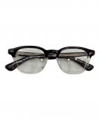 EYEVANアイヴァン）の古着「shelton (47) TT　伊達眼鏡」｜ブラック×クリア