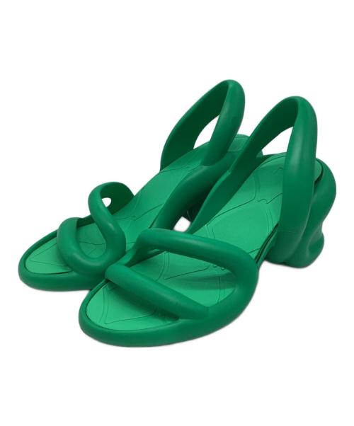 CAMPER（カンペール）CAMPER (カンペール) コバラ サンダル グリーン サイズ:37の古着・服飾アイテム