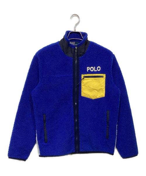 POLO RALPH LAUREN（ポロ・ラルフローレン）POLO RALPH LAUREN (ポロ・ラルフローレン) ボアジャケット ブルー サイズ:Sの古着・服飾アイテム