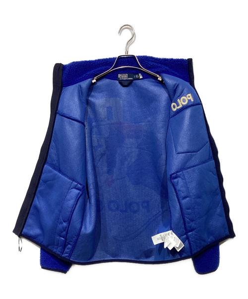 POLO RALPH LAUREN（ポロ・ラルフローレン）POLO RALPH LAUREN (ポロ・ラルフローレン) ボアジャケット ブルー サイズ:Sの古着・服飾アイテム