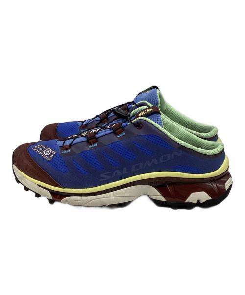 SALOMON（サロモン）SALOMON (サロモン) MM6 Maison Margiela (エムエムシックスメゾンマルジェラ) XT-4 MULE ブルー×ブラウン サイズ:US9の古着・服飾アイテム