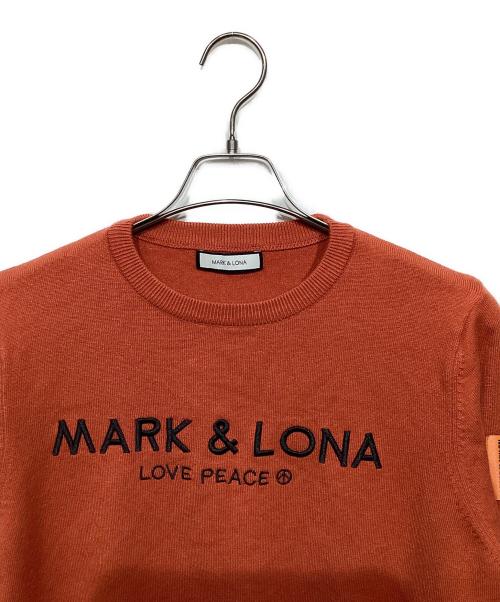 MARK&LONA（マークアンドロナ）MARK&LONA (マークアンドロナ) ロゴニット オレンジ サイズ:Mの古着・服飾アイテム