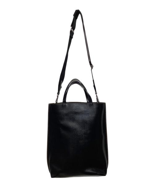 GANNI（ガニー）GANNI (ガニー) BANNER MEDIUM TOTE ブラックの古着・服飾アイテム