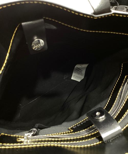 GANNI（ガニー）GANNI (ガニー) BANNER MEDIUM TOTE ブラックの古着・服飾アイテム