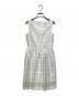 Kate Spade（ケイトスペード）の古着「ribbon organza fit and flare dress」｜ホワイト