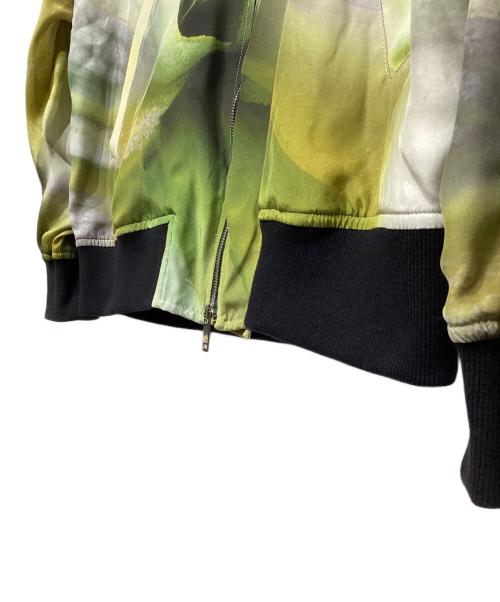 TAAKK（ターク）TAAKK (ターク) SILK BLOUSON TA23SS-BL033 ベージュ×グリーン サイズ:2の古着・服飾アイテム