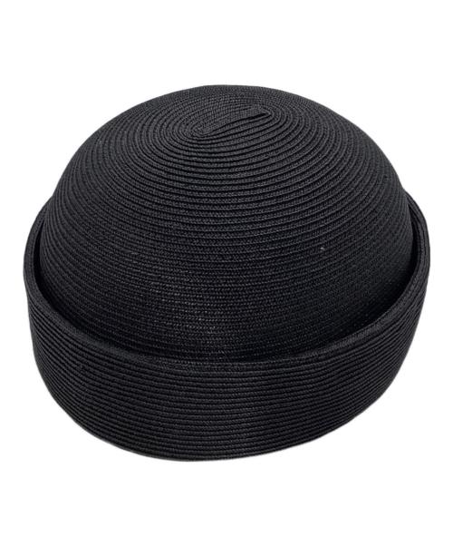 PHINGERIN（フィンガリン）PHINGERIN (フィンガリン) ペーパーブレード ブリムレスハット PD-241-HA-031  ブラック サイズ:Lの古着・服飾アイテム