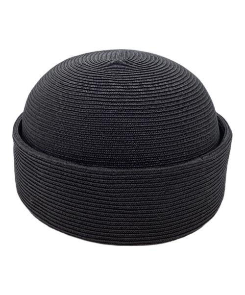 PHINGERIN（フィンガリン）PHINGERIN (フィンガリン) ペーパーブレード ブリムレスハット PD-241-HA-031  ブラック サイズ:Lの古着・服飾アイテム