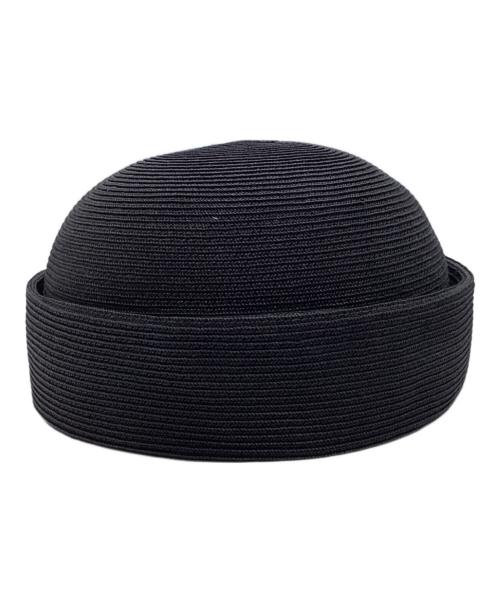 PHINGERIN（フィンガリン）PHINGERIN (フィンガリン) ペーパーブレード ブリムレスハット PD-241-HA-031  ブラック サイズ:Lの古着・服飾アイテム