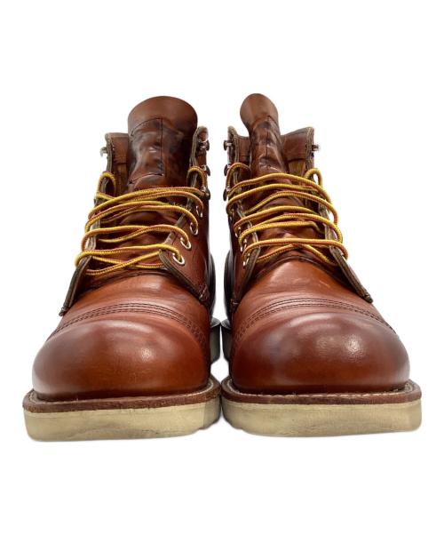 RED WING（レッドウィング）RED WING (レッドウィング) 8089　Iron Ranger / Traction Tred ワークブーツ ブラウン サイズ:US9.5の古着・服飾アイテム