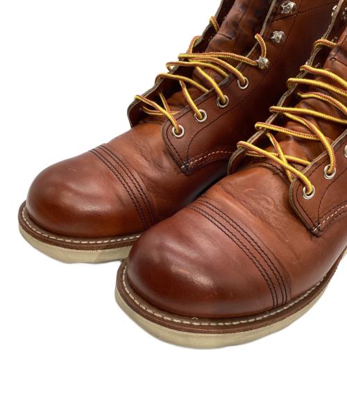 RED WING（レッドウィング）RED WING (レッドウィング) 8089　Iron Ranger / Traction Tred ワークブーツ ブラウン サイズ:US9.5の古着・服飾アイテム