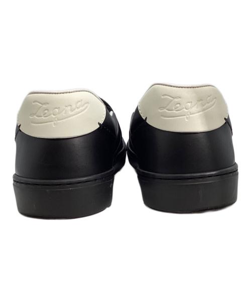 ERMENEGILDO ZEGNA（エルメネジルド・ゼニア）ERMENEGILDO ZEGNA (エルメネジルド・ゼニア) SCARPE SLIP ON  A4214X ブラック サイズ:US8.5の古着・服飾アイテム