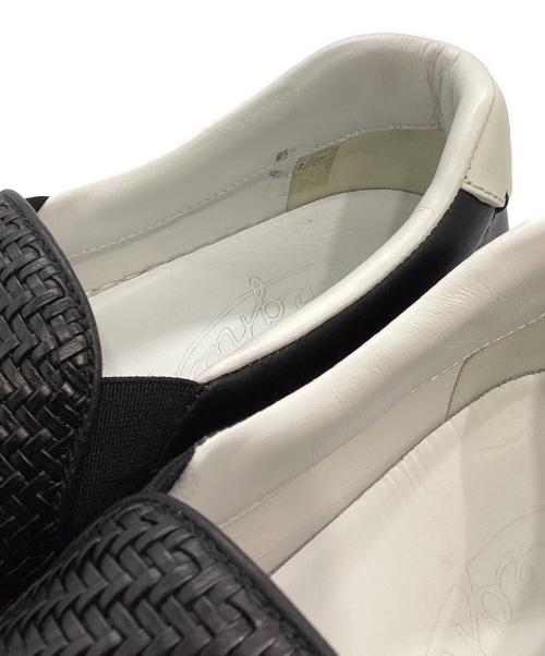 ERMENEGILDO ZEGNA（エルメネジルド・ゼニア）ERMENEGILDO ZEGNA (エルメネジルド・ゼニア) SCARPE SLIP ON  A4214X ブラック サイズ:US8.5の古着・服飾アイテム