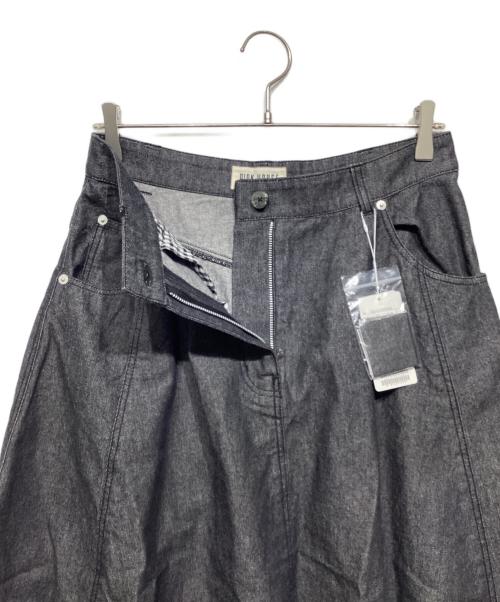 PINK HOUSE（ピンクハウス）PINK HOUSE (ピンクハウス) ギンガムチェック使いデニムスカートA2151FSY469  ブラック サイズ:Lの古着・服飾アイテム