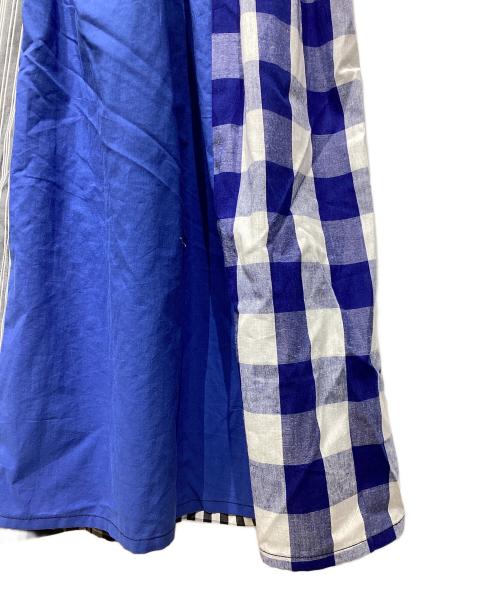 freada（フリーダ）freada (フリーダ) パッチワーク三段ティアード キャミドレス マルチカラー（ブラック） サイズ:Free 未使用品の古着・服飾アイテム