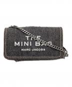 MARC JACOBSマークジェイコブズ）の古着「ザ デニム チェーン アイテムズ ミニ バッグ」｜ブラック