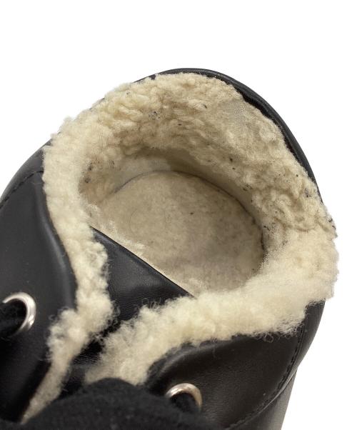 HERMES（エルメス）HERMES (エルメス) デイ ケリーバックルムートンスニーカー ブラック サイズ:39の古着・服飾アイテム