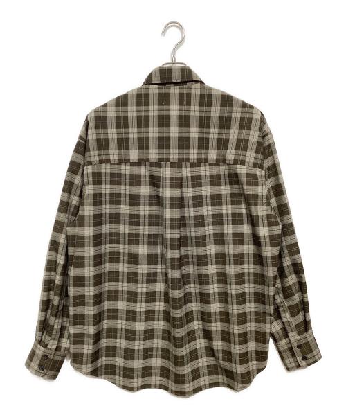 anuke（アンヌーク）anuke (アンヌーク) Check Over Shirts ブラウン サイズ:Fの古着・服飾アイテム