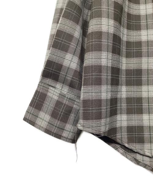 anuke（アンヌーク）anuke (アンヌーク) Check Over Shirts ブラウン サイズ:Fの古着・服飾アイテム