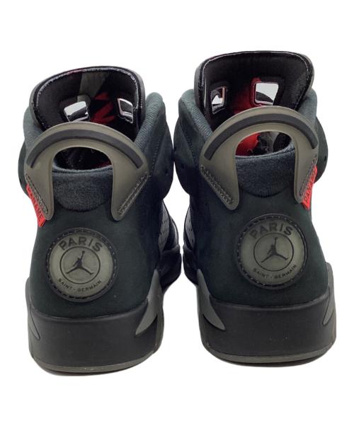 NIKE（ナイキ）NIKE (ナイキ) Paris Saint-Germain (パリサンジェルマン) AIR JORDAN 6 RETRO INFRARED ブラック×グレー サイズ:US9の古着・服飾アイテム