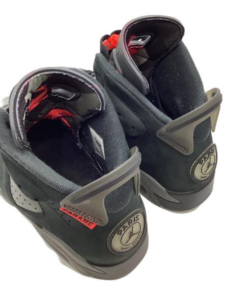 NIKE（ナイキ）NIKE (ナイキ) Paris Saint-Germain (パリサンジェルマン) AIR JORDAN 6 RETRO INFRARED ブラック×グレー サイズ:US9の古着・服飾アイテム