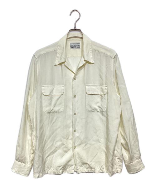 WACKO MARIA（ワコマリア）WACKO MARIA (ワコマリア) 50'S OPEN COLLAR SHIRT ホワイト サイズ:Lの古着・服飾アイテム