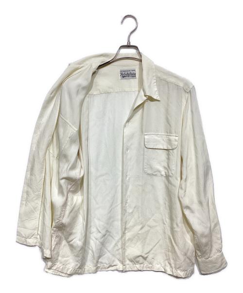 WACKO MARIA（ワコマリア）WACKO MARIA (ワコマリア) 50'S OPEN COLLAR SHIRT ホワイト サイズ:Lの古着・服飾アイテム