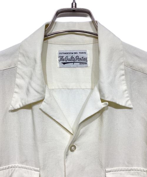 WACKO MARIA（ワコマリア）WACKO MARIA (ワコマリア) 50'S OPEN COLLAR SHIRT ホワイト サイズ:Lの古着・服飾アイテム