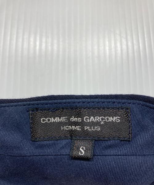 COMME des GARCONS HOMME PLUS（コムデギャルソンオムプリュス）COMME des GARCONS HOMME PLUS (コムデギャルソンオムプリュス) 90’ｓ　ウールタックパンツ ネイビー サイズ:Sの古着・服飾アイテム