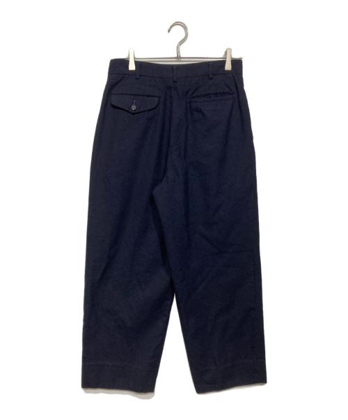 COMME des GARCONS HOMME PLUS（コムデギャルソンオムプリュス）COMME des GARCONS HOMME PLUS (コムデギャルソンオムプリュス) 90’ｓ　ウールタックパンツ ネイビー サイズ:Sの古着・服飾アイテム