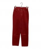 LEVI'Sリーバイス）の古着「カラーデニムパンツ　17501-0668」｜レッド