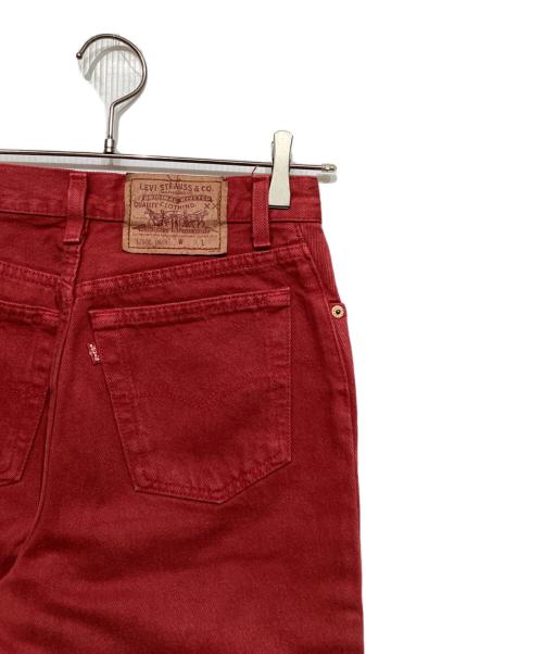 LEVI'S（リーバイス）LEVI'S (リーバイス) カラーデニムパンツ　17501-0668 レッド サイズ:5Mの古着・服飾アイテム