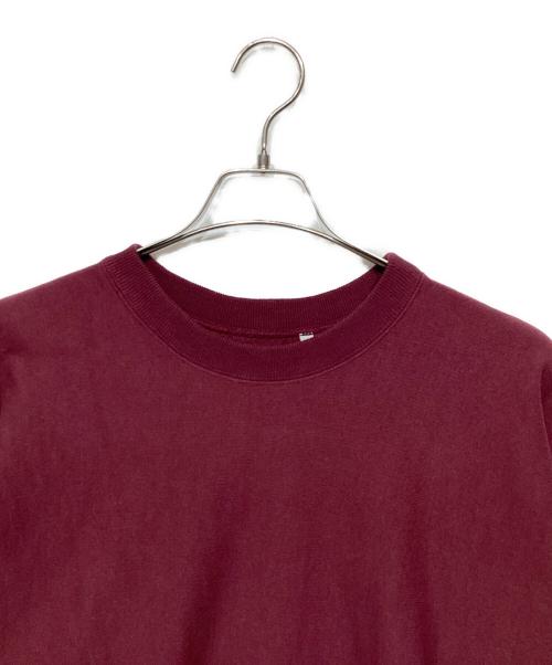 KAPTAIN SUNSHINE（キャプテンサンシャイン）KAPTAIN SUNSHINE (キャプテンサンシャイン) Crewneck Pullover バーガンディー サイズ:38の古着・服飾アイテム