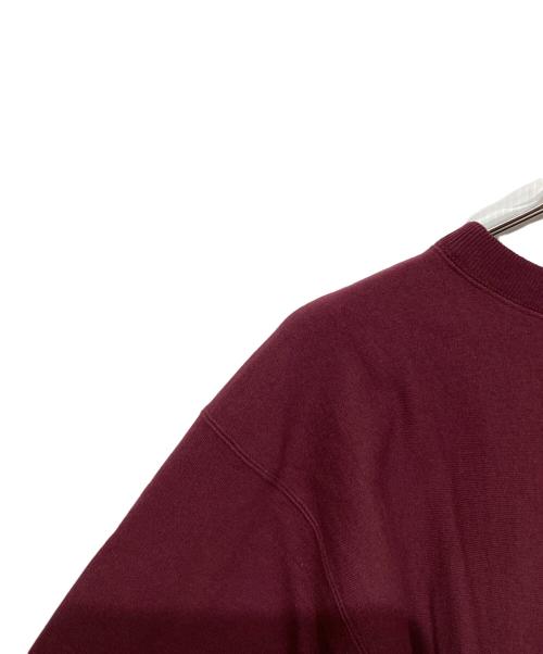 KAPTAIN SUNSHINE（キャプテンサンシャイン）KAPTAIN SUNSHINE (キャプテンサンシャイン) Crewneck Pullover バーガンディー サイズ:38の古着・服飾アイテム