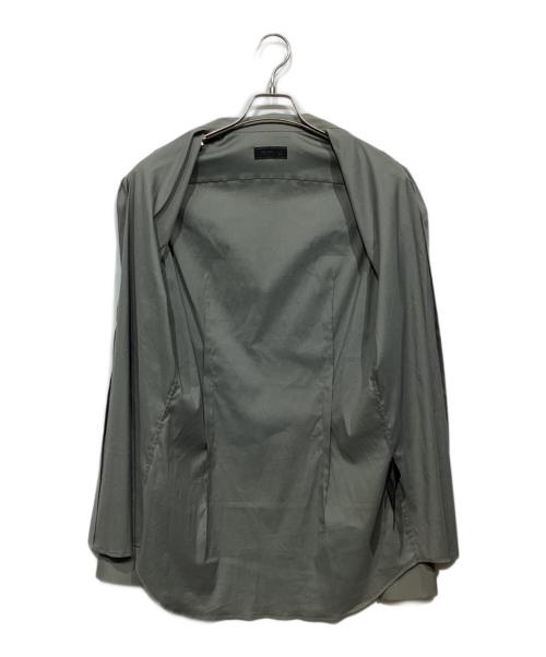 PRADA（プラダ）PRADA (プラダ) ドレスシャツ　UCM608 R102 グレー サイズ:15 1/2の古着・服飾アイテム