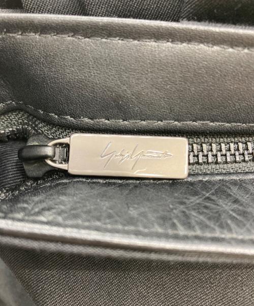 YOHJI YAMAMOTO（ヨウジヤマモト）YOHJI YAMAMOTO (ヨウジヤマモト) ウールショルダーバッグ ブラックの古着・服飾アイテム