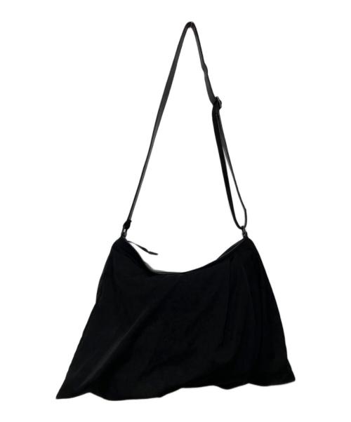 YOHJI YAMAMOTO（ヨウジヤマモト）YOHJI YAMAMOTO (ヨウジヤマモト) ウールショルダーバッグ ブラックの古着・服飾アイテム