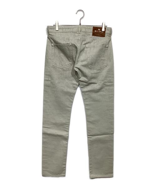 ETRO（エトロ）ETRO (エトロ) ペイズリーデニムパンツ　161-1W099-9438 ベージュ サイズ:31の古着・服飾アイテム
