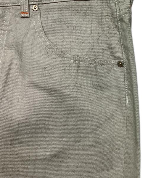 ETRO（エトロ）ETRO (エトロ) ペイズリーデニムパンツ　161-1W099-9438 ベージュ サイズ:31の古着・服飾アイテム