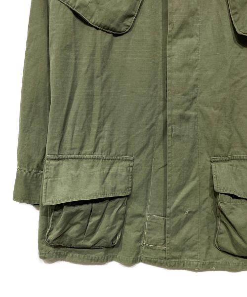 US ARMY（ユーエスアーミー）US ARMY (ユーエスアーミー) 70s　ジャングルファティーグジャケット　8405-935-4706 グリーン サイズ:Smallーlongの古着・服飾アイテム