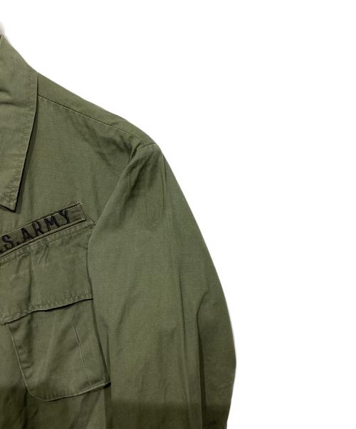 US ARMY（ユーエスアーミー）US ARMY (ユーエスアーミー) 70s　ジャングルファティーグジャケット　8405-935-4706 グリーン サイズ:Smallーlongの古着・服飾アイテム