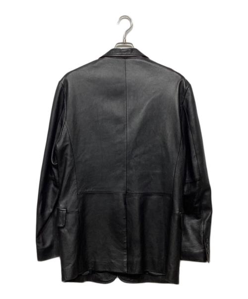 DKNY（ダナキャランニューヨーク）DKNY (ダナキャランニューヨーク) シープレザーコート ブラック サイズ:Lの古着・服飾アイテム