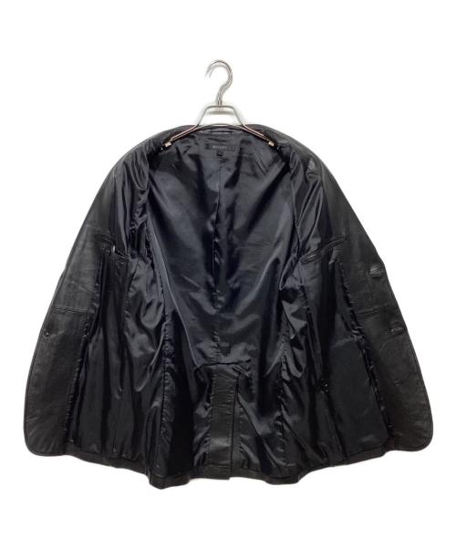 DKNY（ダナキャランニューヨーク）DKNY (ダナキャランニューヨーク) シープレザーコート ブラック サイズ:Lの古着・服飾アイテム