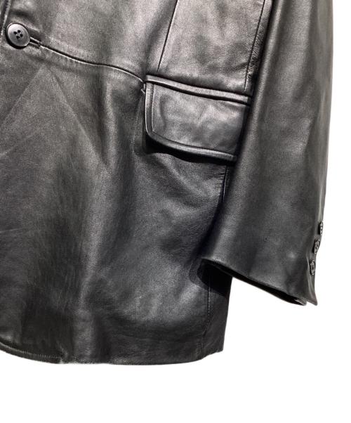 DKNY（ダナキャランニューヨーク）DKNY (ダナキャランニューヨーク) シープレザーコート ブラック サイズ:Lの古着・服飾アイテム