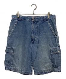 stussy（ステューシー）の古着「ハーフカーゴデニムパンツ」｜インディゴ