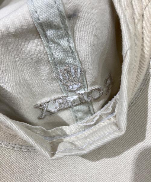 ROLEX（ロレックス）ROLEX (ロレックス) 90s 刺繍キャップ ベージュの古着・服飾アイテム