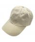 ROLEX（ロレックス）の古着「90s 刺繍キャップ」｜ベージュ