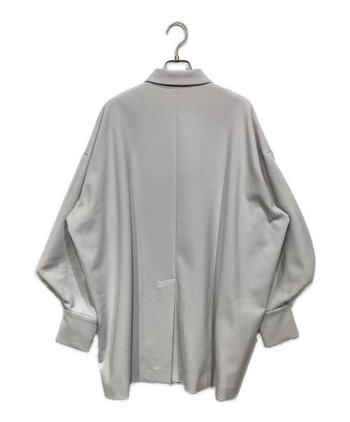 ENFOLD（エンフォルド）ENFOLD (エンフォルド) ダブルクロス1 カーブアームポロ シャツ グレー サイズ:38の古着・服飾アイテム