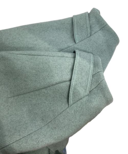 ENFOLD（エンフォルド）ENFOLD (エンフォルド) メルトンリバー クロップドジャケット グリーン サイズ:36の古着・服飾アイテム