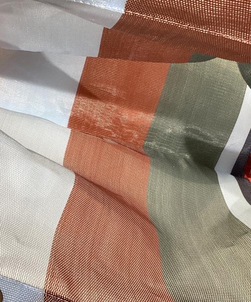 MARNI（マルニ）MARNI (マルニ) MARKET STRIPE BAG ブルー×オレンジの古着・服飾アイテム